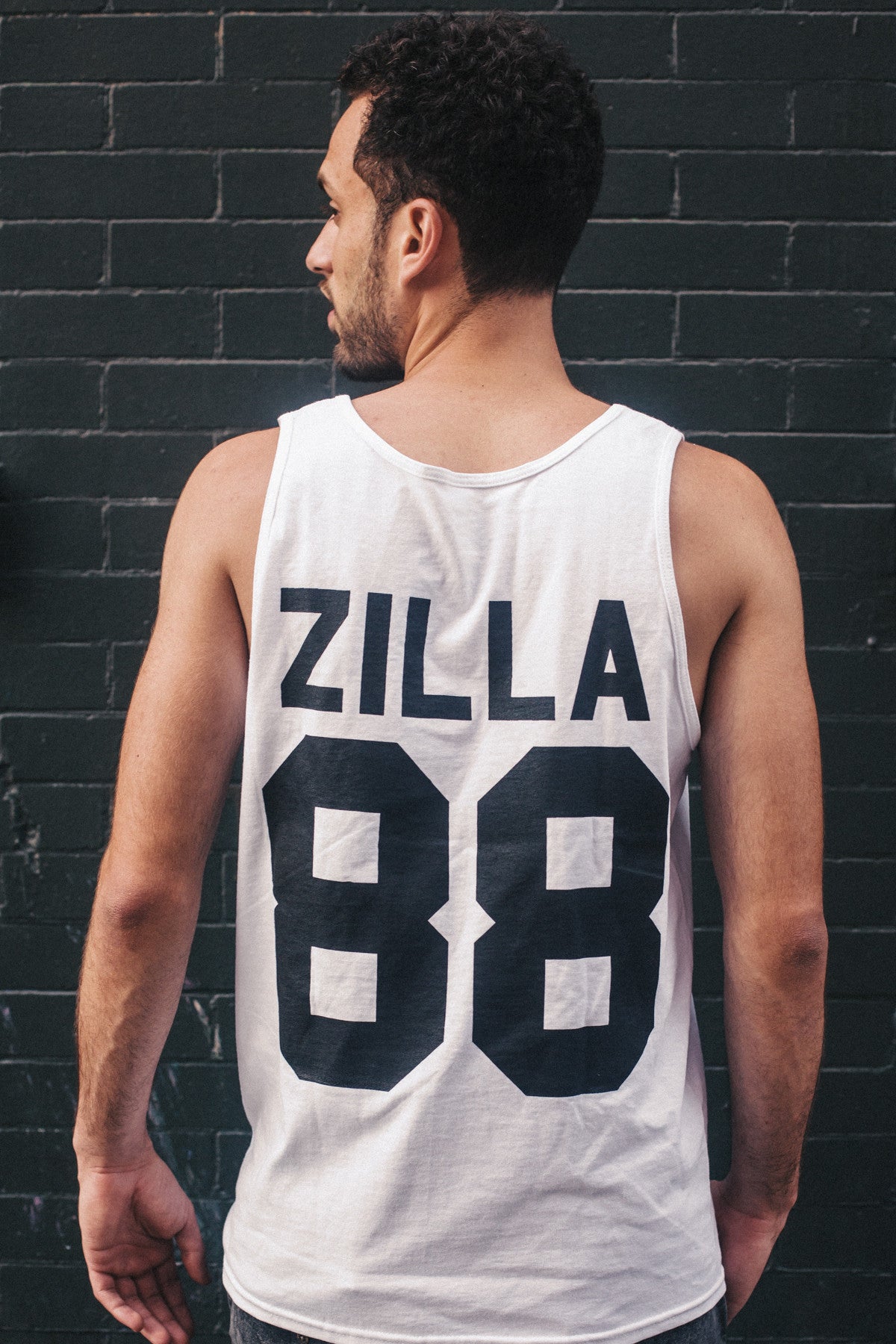 Zilla Jersey Tank (White)